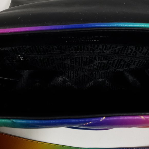Kurt Geiger Kensington Quilted Leather Shoulder Bag - Rainbow - Picture 8 of 10